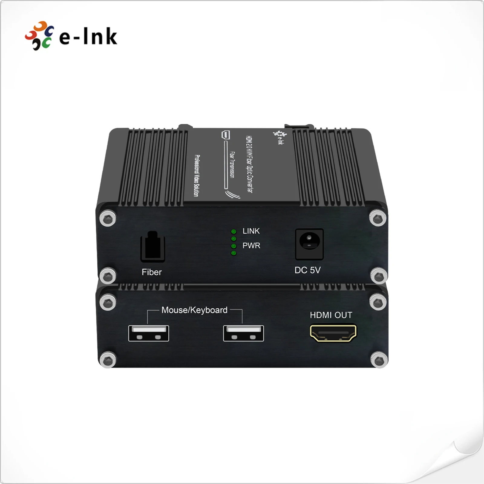 Mini 4K@60Hz HDMI 2.0 KVM Fiber Extender Over OM4 MMF 300m Uncompressed Video USB Mouse Keyboard Control Local Loop Plug&Play
Mini 4K@60Hz HDMI 2.0 KVM Fiber Extender Over OM4 MMF 300m Uncompressed Video USB Mouse Keyboard Control Local Loop Plug&Play