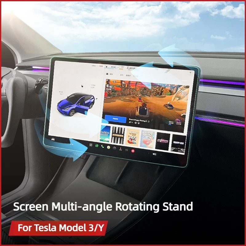For Tesla Model Y YL Juniper Model3 Highland Center Screen Rotating Mount Kit - 40 Degree Rotation for Stylish Interior Upgrade
For Tesla Model Y YL Juniper Model3 Highland Center Screen Rotating Mount Kit - 40 Degree Rotation for Stylish Interior Upgrade