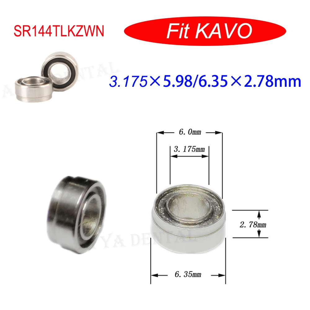 Dental Bearings Dental Handpiece Ball Bearings Fit KAVO High Speed Handpiece Dental Instruments 3.175x6.35x5.98x2.78mm 10/5pcs
Dental Bearings Dental Handpiece Ball Bearings Fit KAVO High Speed Handpiece Dental Instruments 3.175x6.35x5.98x2.78mm 10/5pcs