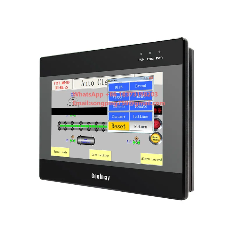 Coolmay HMI: 7-дюймовый интегрированный контроллер ПЛК и сенсорный экран HMI «Всё в одном»
Coolmay HMI: 7-дюймовый интегрированный контроллер ПЛК и сенсорный экран HMI «Всё в одном»