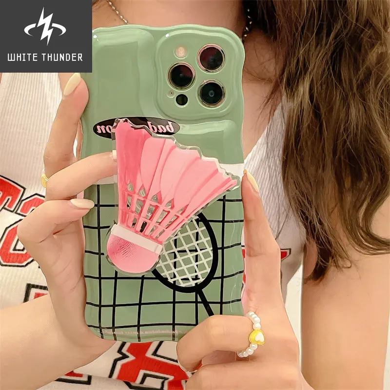 Creative Personality Racket Badminton Bracket Wavy Border Airbag Anti-fall Shell For iphone 11 12 13 Pro Max Xr X Xs Phone Case
Creative Personality Racket Badminton Bracket Wavy Border Airbag Anti-fall Shell For iphone 11 12 13 Pro Max Xr X Xs Phone Case