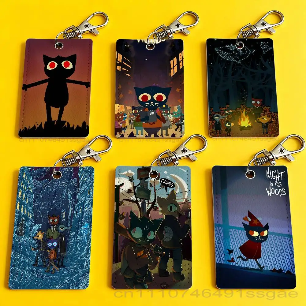 N-Night In The W-Woods Cool Card Holder Men And Womenn Universal Antirust Keychain Learther Access Drop Key Tag Ring
N-Night In The W-Woods Cool Card Holder Men And Womenn Universal Antirust Keychain Learther Access Drop Key Tag Ring