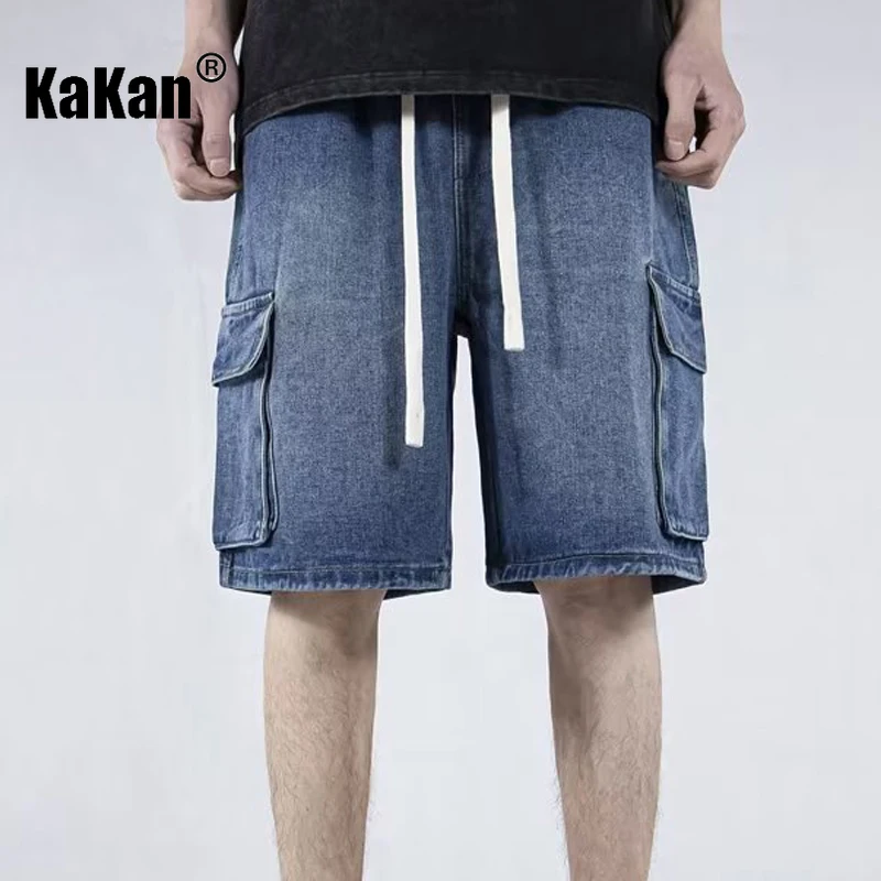 Kakan - New Summer Quarter Jeans for Men, Original Versatile Style Shorts High Street Large Pocket Jeans K58-840
Kakan - New Summer Quarter Jeans for Men, Original Versatile Style Shorts High Street Large Pocket Jeans K58-840
