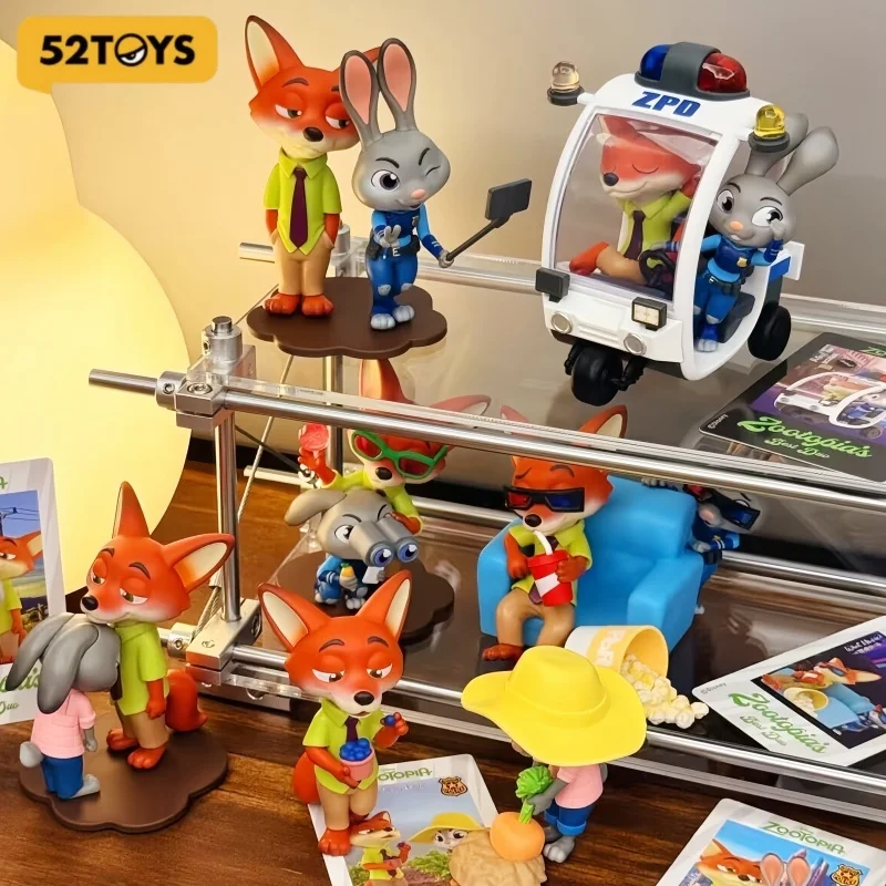 Hot 52TOYS Disney Zootopia Best Duo Blind Box Toys Nick Judy Anime Action Figures Desktop Decor Collectible Figrue Birthday Gift
Hot 52TOYS Disney Zootopia Best Duo Blind Box Toys Nick Judy Anime Action Figures Desktop Decor Collectible Figrue Birthday Gift