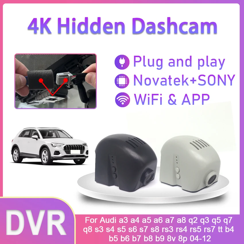 4K Dash Cam Car DVR For Audi a3 a4 a5 a6 a7 a8 q2 q3 q5 q7 q8 s3 s4 s5 s6 s7 s8 rs3 rs4 rs5 rs7 tt b4 b5 b6 b7 b8 b9 8v 8p 04-12
4K Dash Cam Car DVR For Audi a3 a4 a5 a6 a7 a8 q2 q3 q5 q7 q8 s3 s4 s5 s6 s7 s8 rs3 rs4 rs5 rs7 tt b4 b5 b6 b7 b8 b9 8v 8p 04-12