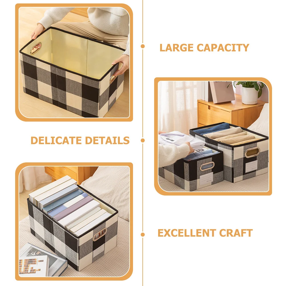 Storage Bin with Handle Multi-Use Fabric Organizer Lightweight Foldable Design Home Storage Container for Clothes Bedding Quilts
Storage Bin with Handle Multi-Use Fabric Organizer Lightweight Foldable Design Home Storage Container for Clothes Bedding Quilts