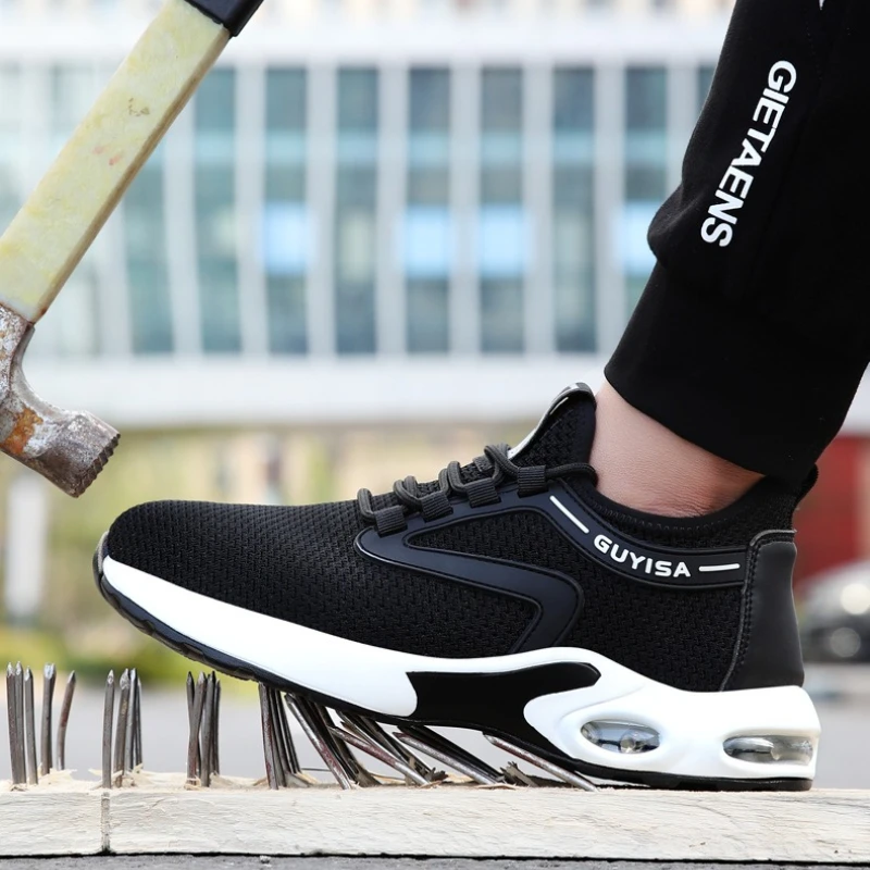 Air Cushion Working Shoes for Men Anti-Smashing Steel Toe Puncture Proof Construction Safety Shoes Sneakers Male Footwear 36-50
Air Cushion Working Shoes for Men Anti-Smashing Steel Toe Puncture Proof Construction Safety Shoes Sneakers Male Footwear 36-50