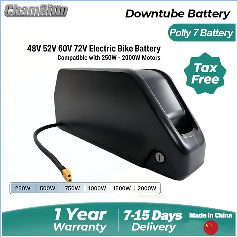 Electric Bike chamrider Bateria 48v 40ah Bafang 2000w Eletrica Bike 30ah Akku Hailong Batterie 50ah 60ah 21700 Lithium Velo Akku
Electric Bike chamrider Bateria 48v 40ah Bafang 2000w Eletrica Bike 30ah Akku Hailong Batterie 50ah 60ah 21700 Lithium Velo Akku