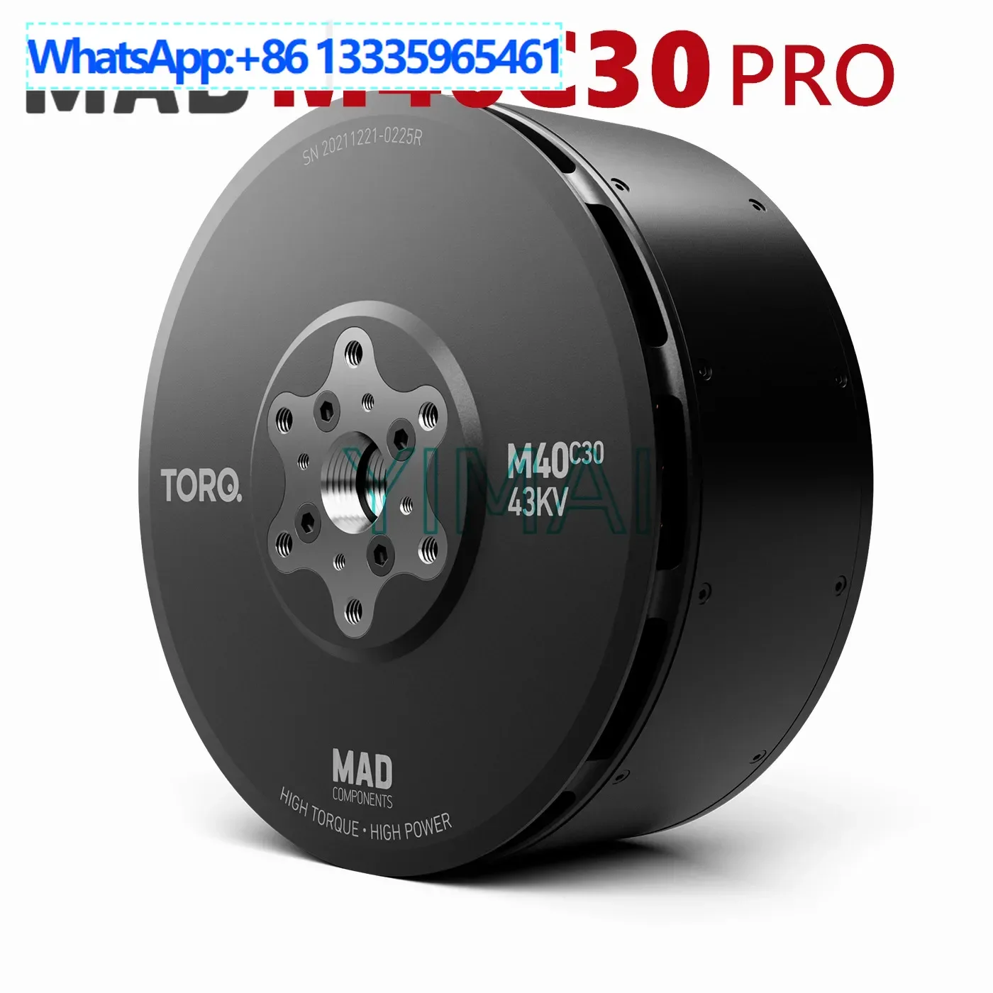 Многоосевой многороторный трехфазный бесщеточный двигатель постоянного тока MAD с максимальной нагрузкой M40C30
Многоосевой многороторный трехфазный бесщеточный двигатель постоянного тока MAD с максимальной нагрузкой M40C30