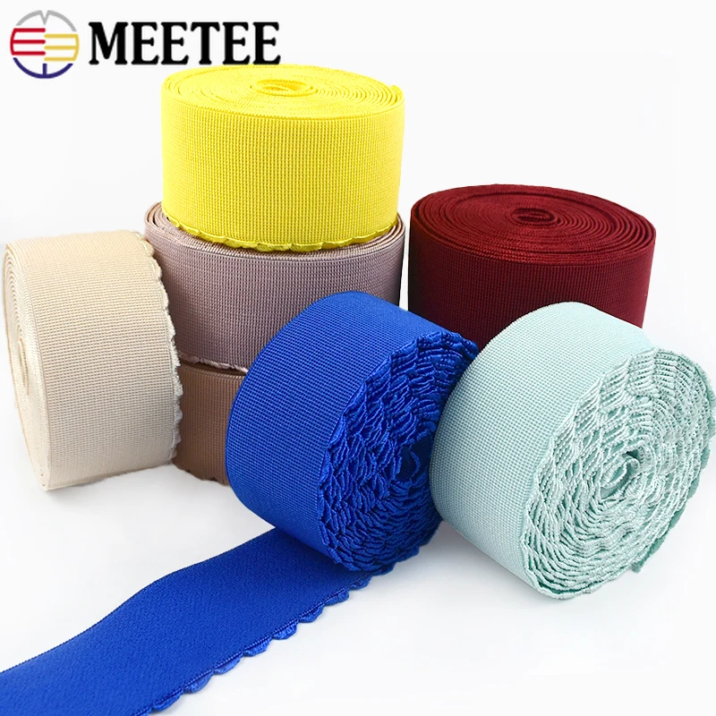 3/5Meters Meetee 40mm Underwear Nylon Elastic Bands Bra Strap Soft Rubber Band Dress Lace Spring Ribbon Tape Sewing Accessories
3/5Meters Meetee 40mm Underwear Nylon Elastic Bands Bra Strap Soft Rubber Band Dress Lace Spring Ribbon Tape Sewing Accessories