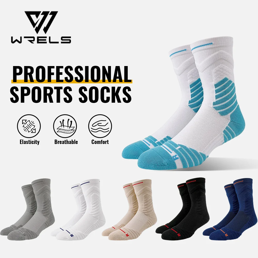 WRELS 1/2/3 Pairs Sports Running Socks Anti-Slip Anti-Blister Hiking Socks Terry Bottom Moisture Wicking Compression Crew Socks
WRELS 1/2/3 Pairs Sports Running Socks Anti-Slip Anti-Blister Hiking Socks Terry Bottom Moisture Wicking Compression Crew Socks