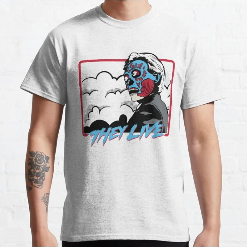 Retro Sic-Fi They Live Gift T Shirt 40801 John carpenter Vintage Horror movie Alien Graphic clothes All size Tee S-6XL
Retro Sic-Fi They Live Gift T Shirt 40801 John carpenter Vintage Horror movie Alien Graphic clothes All size Tee S-6XL