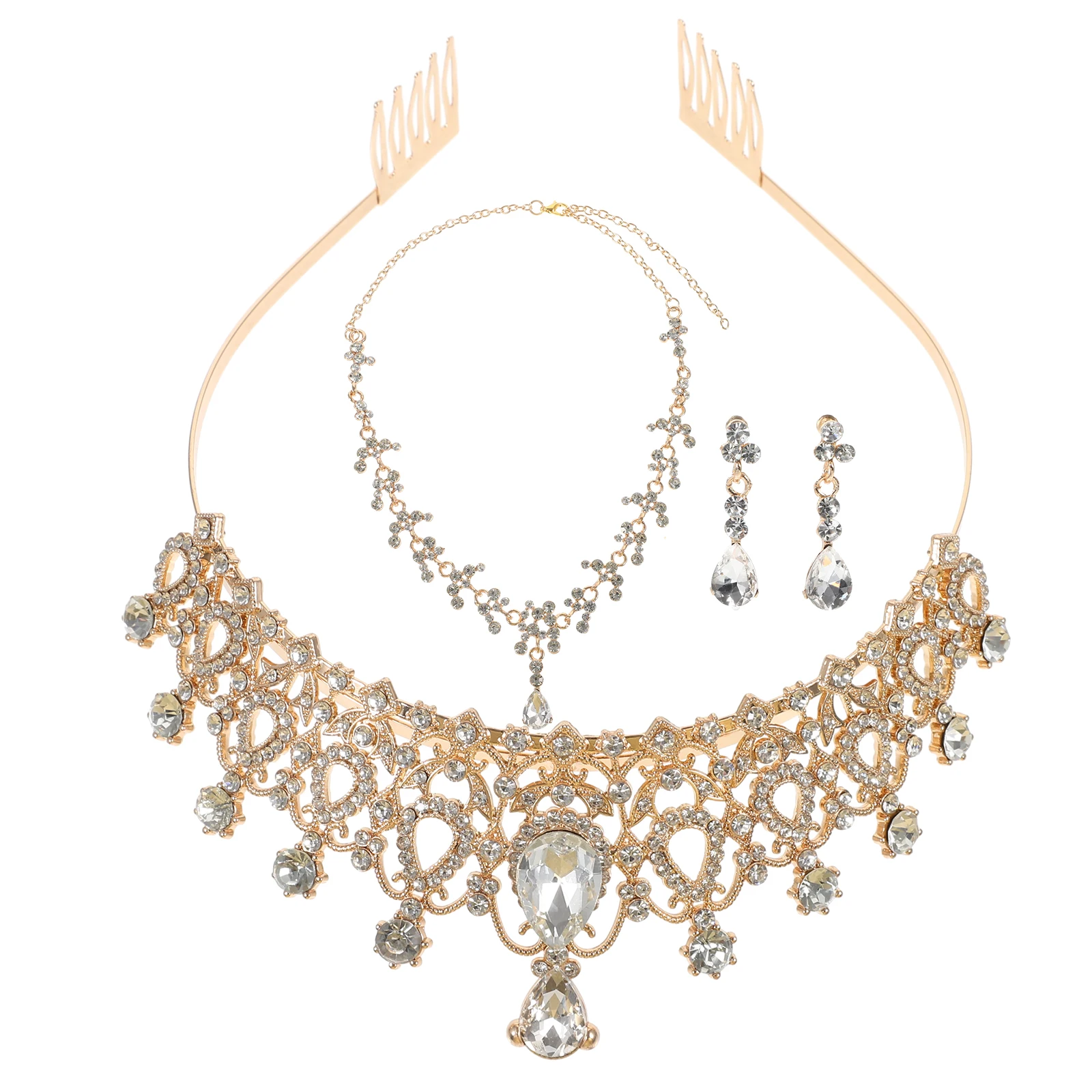 Crown Necklace Set Elegant Wedding Dress Accessories Jewelry White Wedding Dress Accessories Perfect Gift for Women Party Prom
Crown Necklace Set Elegant Wedding Dress Accessories Jewelry White Wedding Dress Accessories Perfect Gift for Women Party Prom