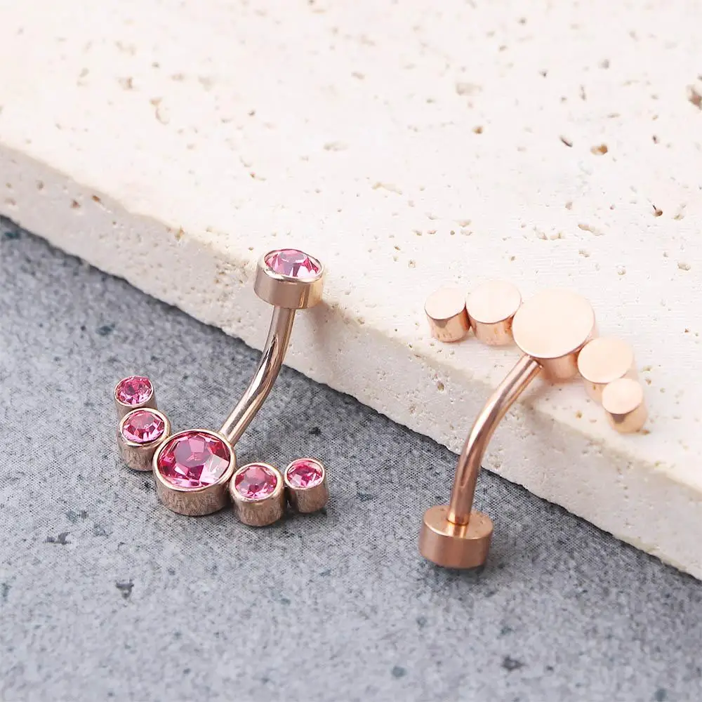 Party Bar New Gifts 316L Surgical Steel Women Curved Navel Ring Body Jewelry Crystal Belly Button Ring
Party Bar New Gifts 316L Surgical Steel Women Curved Navel Ring Body Jewelry Crystal Belly Button Ring