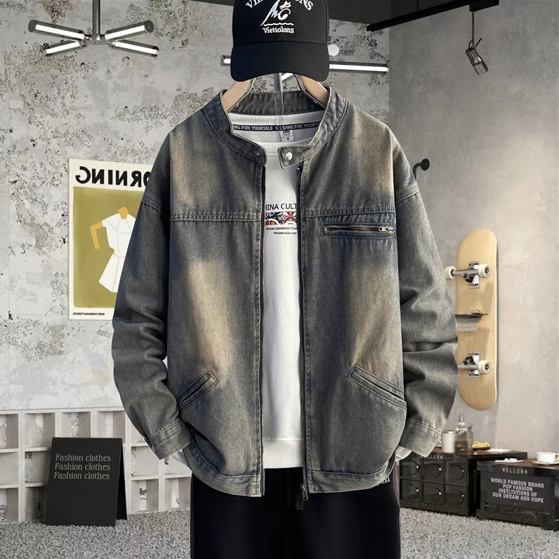 Men's Denim Jaet 2024 Spring Autumn Faionable Casual Versatile Haome Clothing Trendy Brand M Jaet
Men's Denim Jaet 2024 Spring Autumn Faionable Casual Versatile Haome Clothing Trendy Brand M Jaet