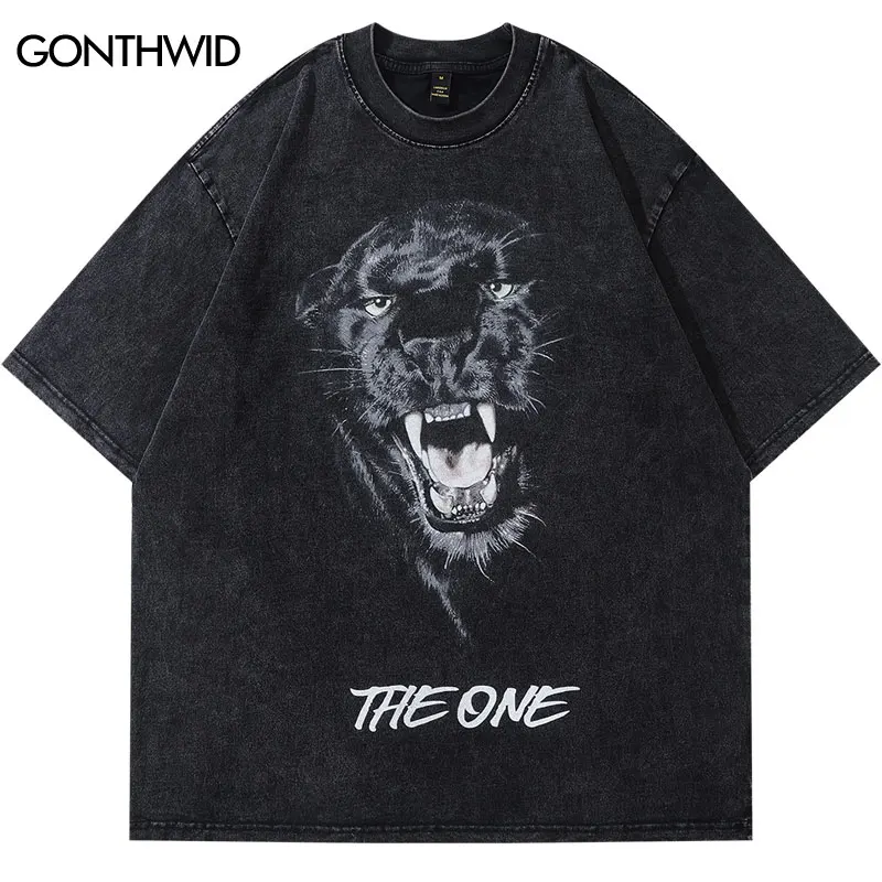 Vintage T-Shirt Streetwear Hip Hop Leopard Animal Graphic Print Washed Oversize Tshirt 2023 Men Harajuku Fashion Punk Gothic Top
Vintage T-Shirt Streetwear Hip Hop Leopard Animal Graphic Print Washed Oversize Tshirt 2023 Men Harajuku Fashion Punk Gothic Top