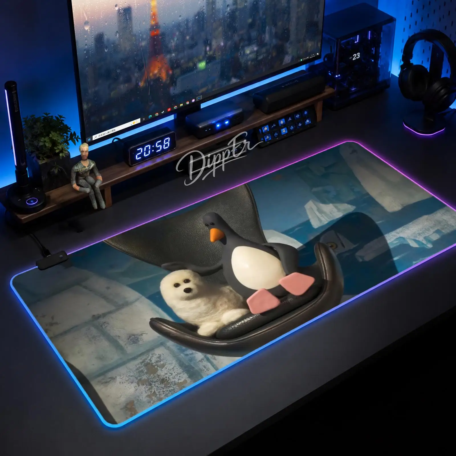 A-Mcgraw Mouse Pad Large Size LED Glowing Table Pad XXL Gaming Non-slip Rubber Mat With Backlight
A-Mcgraw Mouse Pad Large Size LED Glowing Table Pad XXL Gaming Non-slip Rubber Mat With Backlight