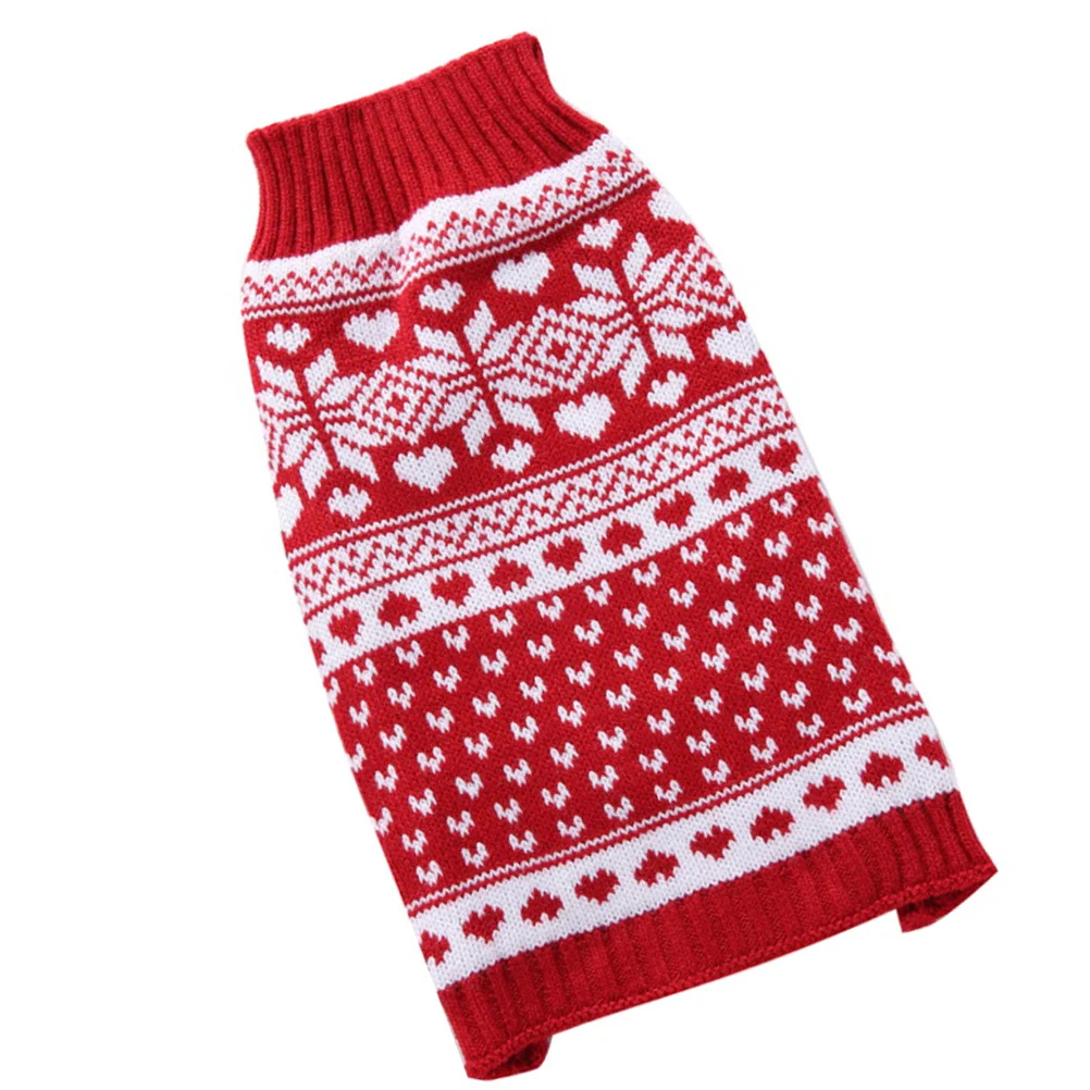 Xxl Red Knitted Christmas Pet Sweater High Collar Warm Winter Clothes Easy Wear Photo Ready Dog Costume Knitted Sweater
Xxl Red Knitted Christmas Pet Sweater High Collar Warm Winter Clothes Easy Wear Photo Ready Dog Costume Knitted Sweater