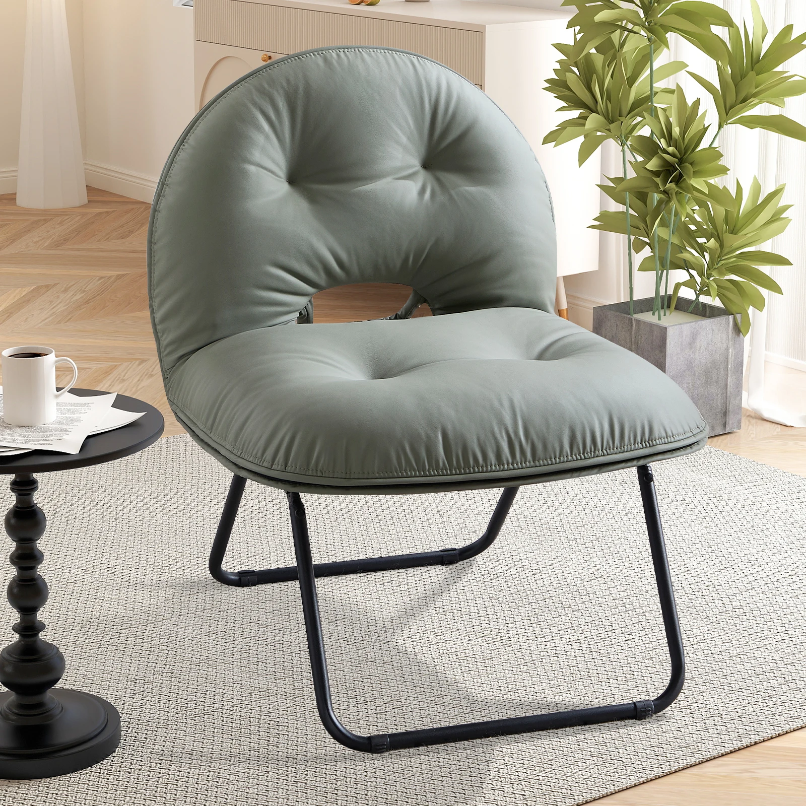 EBELLO Portable Portable Folding Chair with Upholstered Living Room Portable Lounge Chair
EBELLO Portable Portable Folding Chair with Upholstered Living Room Portable Lounge Chair