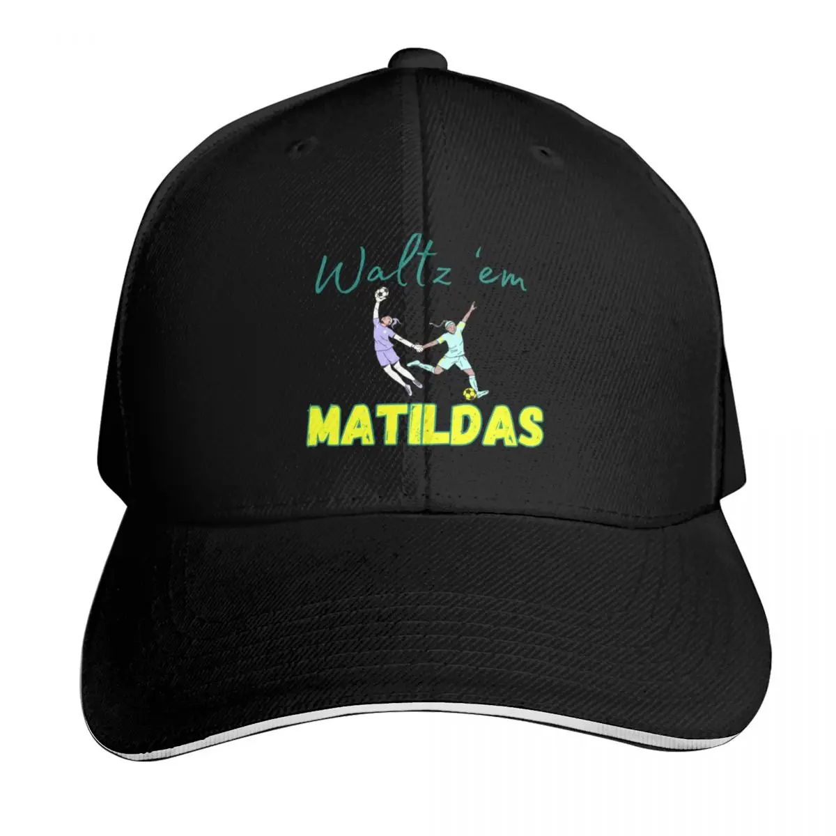 Waltz 'em Matildas Australia Soccer Team Away Colours Baseball Cap Thermal Visor tea Hat Anime Hat Women's Men's
Waltz 'em Matildas Australia Soccer Team Away Colours Baseball Cap Thermal Visor tea Hat Anime Hat Women's Men's