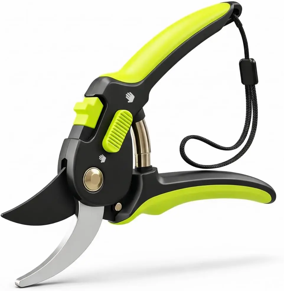 Bypass Pruning Shears, Garden Clippers - Cuts 3x Easier, Ideal for Seniors, Bonsai Cutters
Bypass Pruning Shears, Garden Clippers - Cuts 3x Easier, Ideal for Seniors, Bonsai Cutters