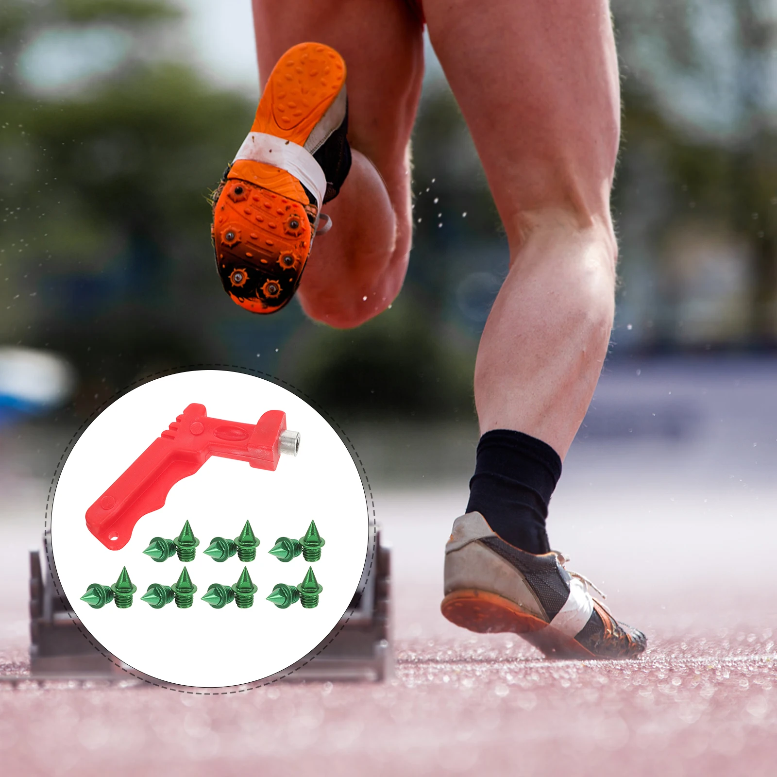 Spikes High Jump Golf Replacements Distance Running Shoes Track Spikes Aluminum Alloy Spike Wrench Easy Screw Shoe
Spikes High Jump Golf Replacements Distance Running Shoes Track Spikes Aluminum Alloy Spike Wrench Easy Screw Shoe