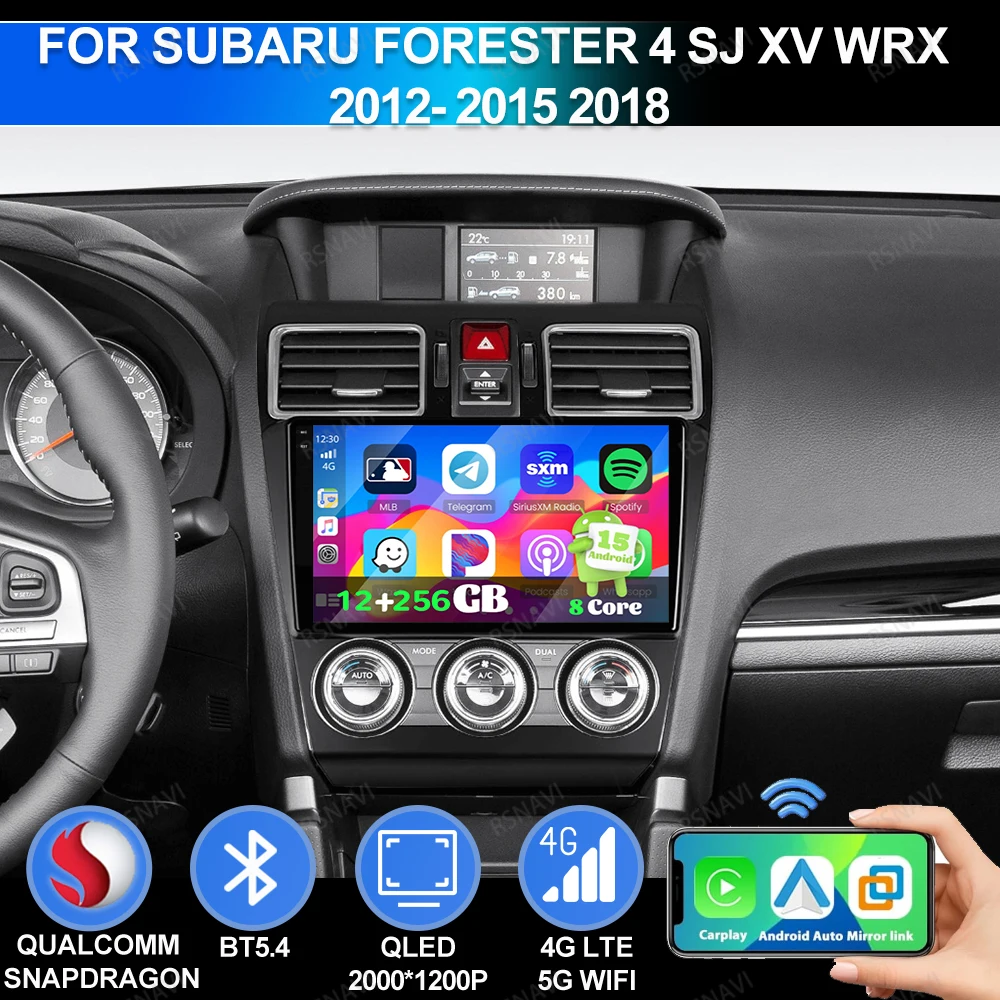 Android 15 For Subaru Forester 4 SJ XV WRX 2012- 2015 2018 AUTO DSP GPS Autoradio Stereo QLED Navigation Qualcomm Viedo Player
Android 15 For Subaru Forester 4 SJ XV WRX 2012- 2015 2018 AUTO DSP GPS Autoradio Stereo QLED Navigation Qualcomm Viedo Player