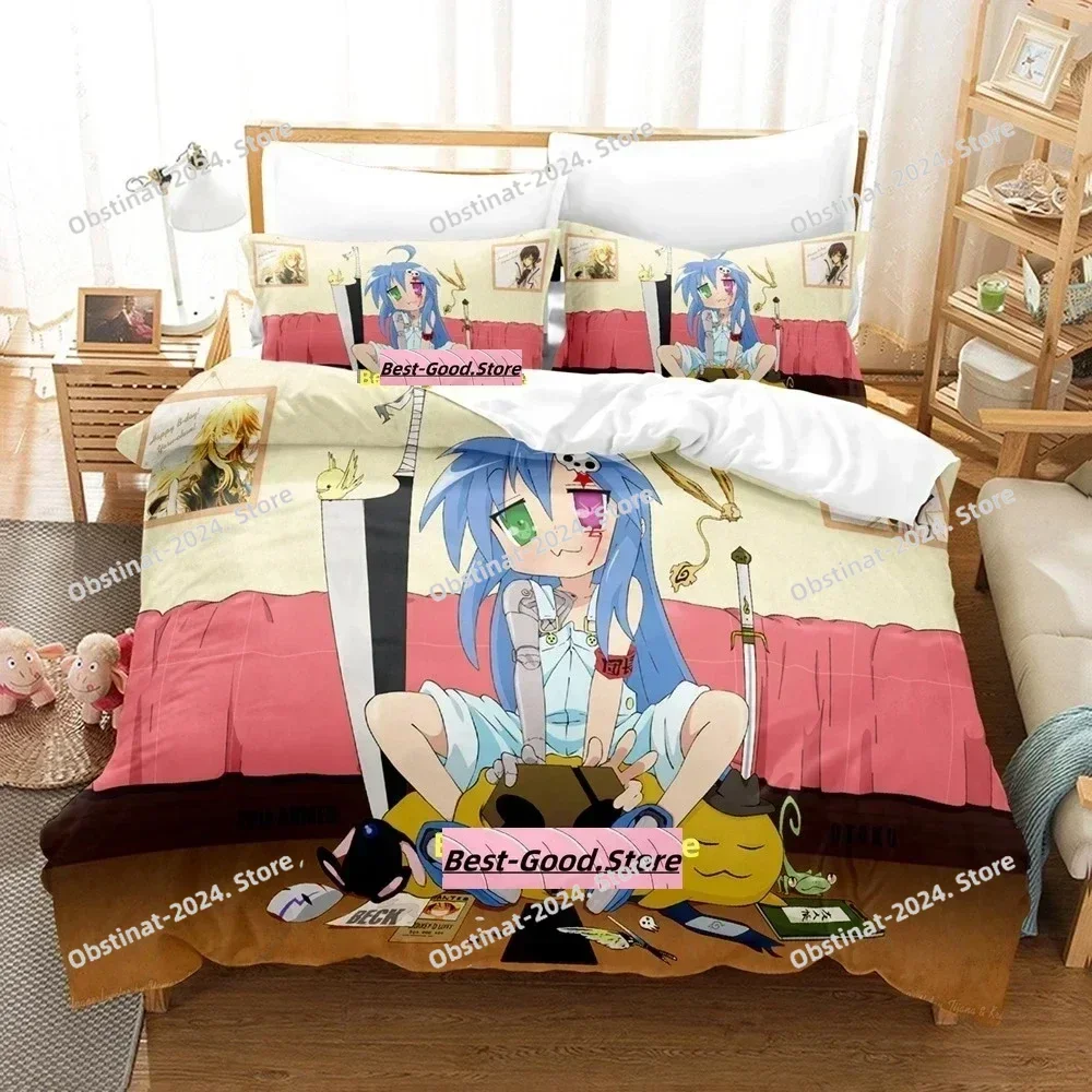 2024 Lucky Star Konata Bedding Set Single Twin Full Queen King Size Bed Set Adult Bedroom Duvetcover Sets Anime Bed Sheet Set
2024 Lucky Star Konata Bedding Set Single Twin Full Queen King Size Bed Set Adult Bedroom Duvetcover Sets Anime Bed Sheet Set