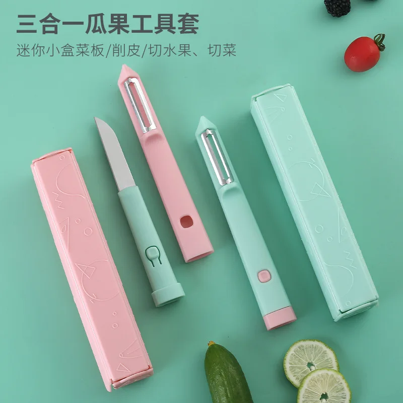 In Stock Stainless Steel Double-Headed Fruit Knife Portable Home Kitchen Knife Peeler Fruit Knife Vegetable and Fruit Knife Suit
In Stock Stainless Steel Double-Headed Fruit Knife Portable Home Kitchen Knife Peeler Fruit Knife Vegetable and Fruit Knife Suit