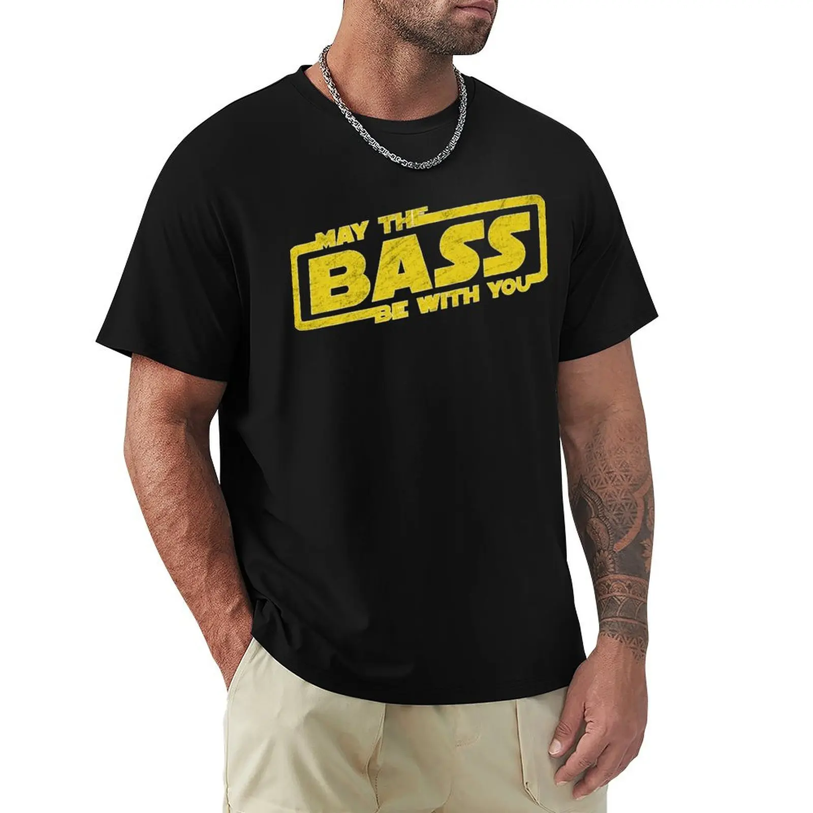 May The Bass Be With You - Electro Party Techno EDM T-Shirt Lightweight Cooling Short Sleeve Tee
May The Bass Be With You - Electro Party Techno EDM T-Shirt Lightweight Cooling Short Sleeve Tee