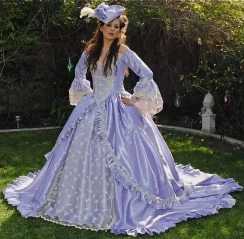 1860s Victorian Prom Dress Floor Length Princess Costume Historical Civil War Southern Belle Wedding Party Dress Customized
1860s Victorian Prom Dress Floor Length Princess Costume Historical Civil War Southern Belle Wedding Party Dress Customized