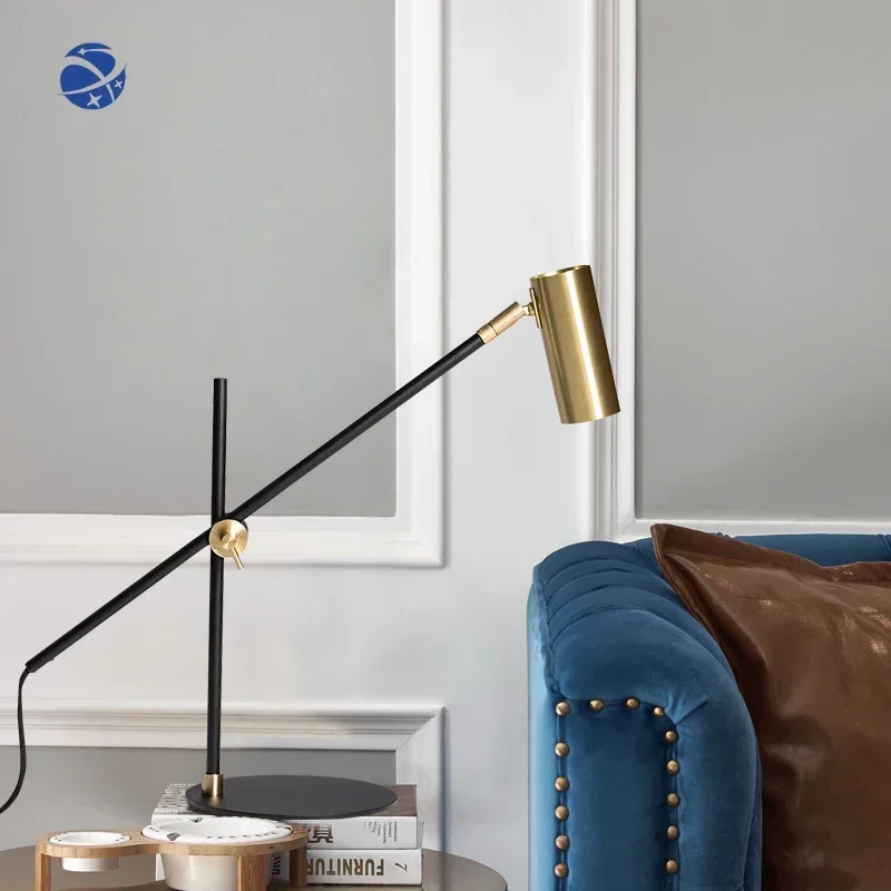 Luxury Bedroom Adjustable Modern Design Luminaire Simple Metal Table Lamp For Art Desk Lamp
Luxury Bedroom Adjustable Modern Design Luminaire Simple Metal Table Lamp For Art Desk Lamp