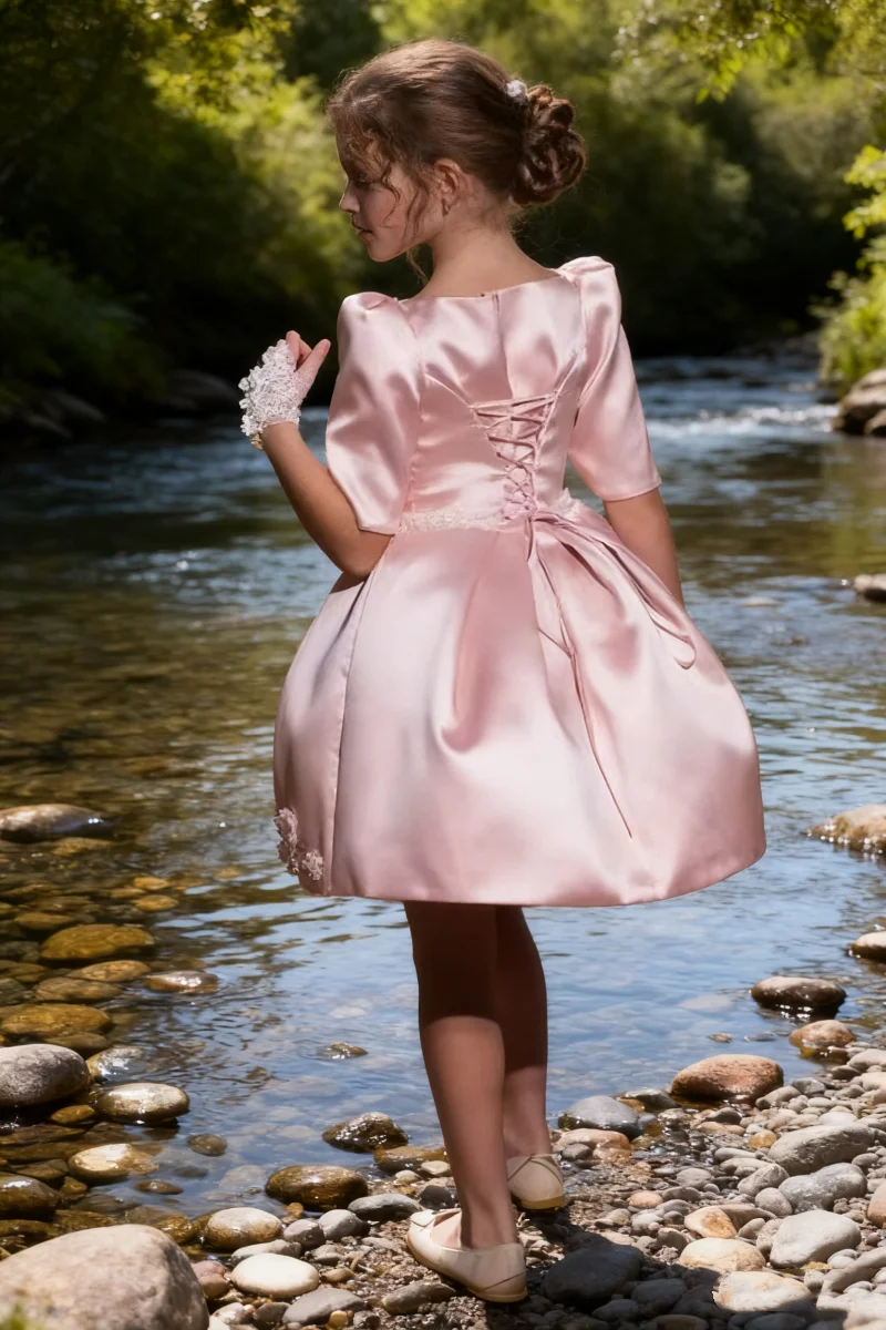 Pink Pearls Flower Girl Dresses For Wedding Short Appliqued Princess Litter Kids Baby Girl's Birthday Party Gowns
Pink Pearls Flower Girl Dresses For Wedding Short Appliqued Princess Litter Kids Baby Girl's Birthday Party Gowns
