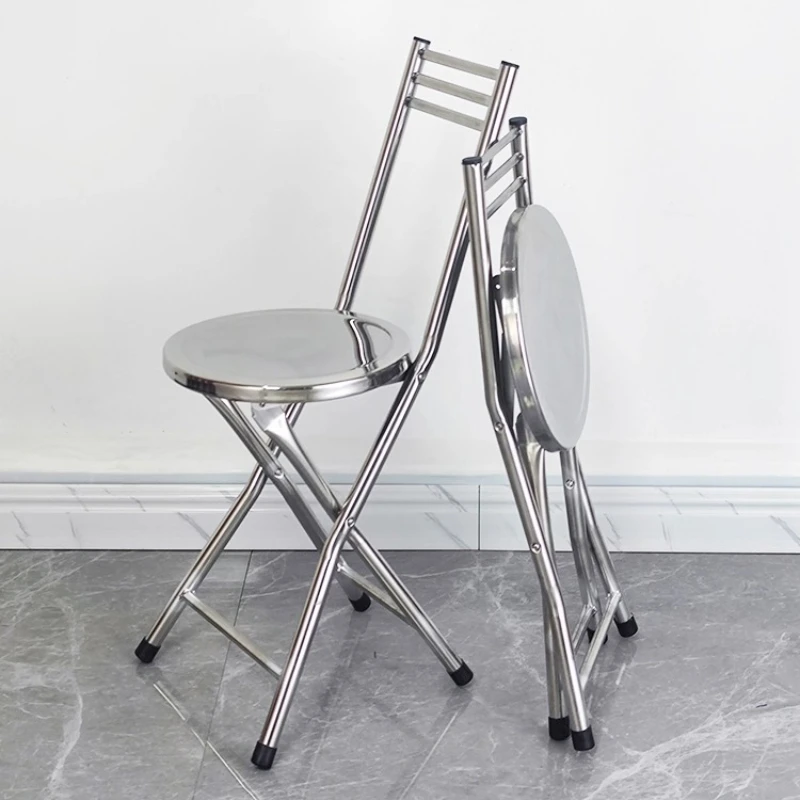 Портативный складной обеденный стул, круглое сиденье из нержавеющей стали со спинкой, уличный стул для путешествий, дома, компактное решение для хранения
Портативный складной обеденный стул, круглое сиденье из нержавеющей стали со спинкой, уличный стул для путешествий, дома, компактное решение для хранения