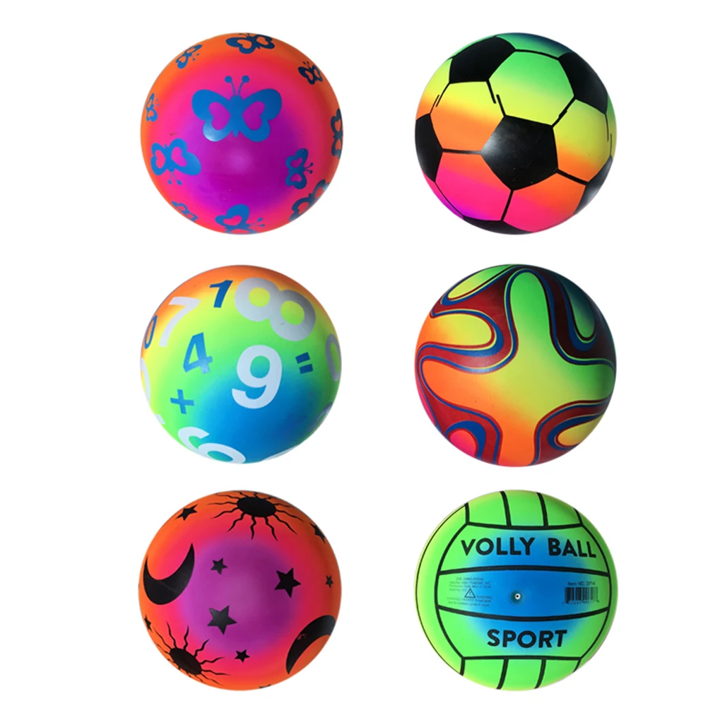 5 Pcs Beach Ball Handball for Flaping Kickball Bounce Play Elasticity Kids Playing Pool Child Gradient
5 Pcs Beach Ball Handball for Flaping Kickball Bounce Play Elasticity Kids Playing Pool Child Gradient