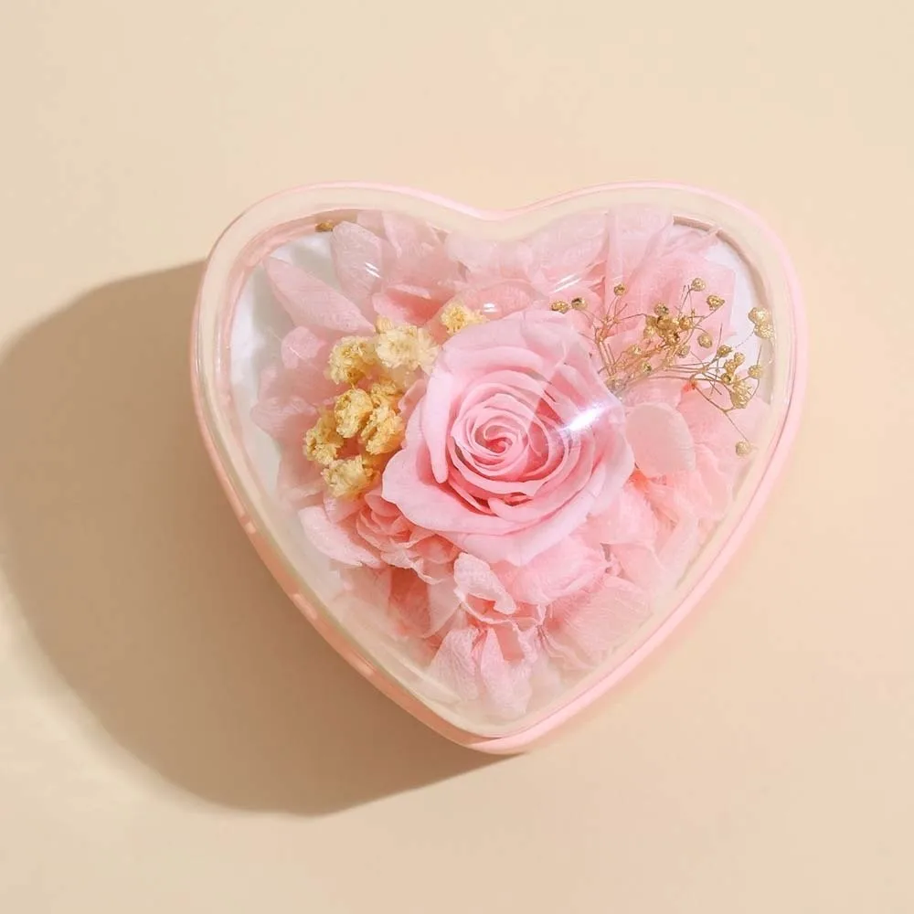 Composite Paper Heart Ring Box Acrylic Rose Ring Display Case Three-dimensional Earring Storage Jewelry Organizer Spouse
Composite Paper Heart Ring Box Acrylic Rose Ring Display Case Three-dimensional Earring Storage Jewelry Organizer Spouse