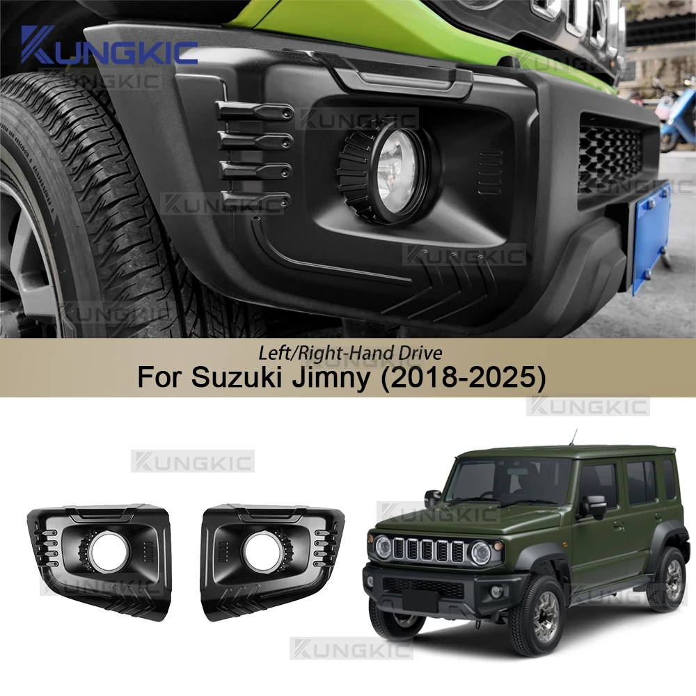 Car ABS Matte black Front Fog Lamp Cover 1Pair For Suzuki Jimny JB64 JB74 2018 2019 2020 2021 2022 2023 2024 2025 LHD RHD
Car ABS Matte black Front Fog Lamp Cover 1Pair For Suzuki Jimny JB64 JB74 2018 2019 2020 2021 2022 2023 2024 2025 LHD RHD