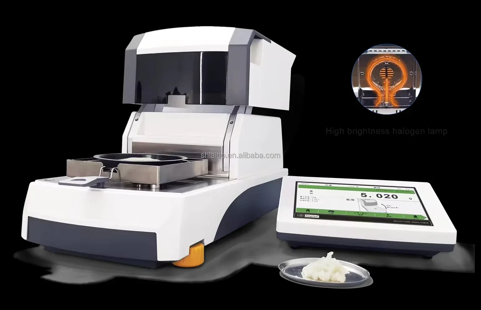 В НАЛИЧИИ НОВЫЙ надежный анализатор влажности 210 г 0,001 г 0,01% Камера из нержавеющей стали, настраиваемая температура в процентах влаги
В НАЛИЧИИ НОВЫЙ надежный анализатор влажности 210 г 0,001 г 0,01% Камера из нержавеющей стали, настраиваемая температура в процентах влаги