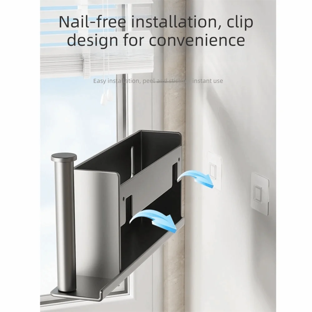 Carbon Steel Cabinet Door Storage Rack Self-adhesive Moisture-proof Wall-mounted Storage Box Multi-purpose Space-Saving
Carbon Steel Cabinet Door Storage Rack Self-adhesive Moisture-proof Wall-mounted Storage Box Multi-purpose Space-Saving