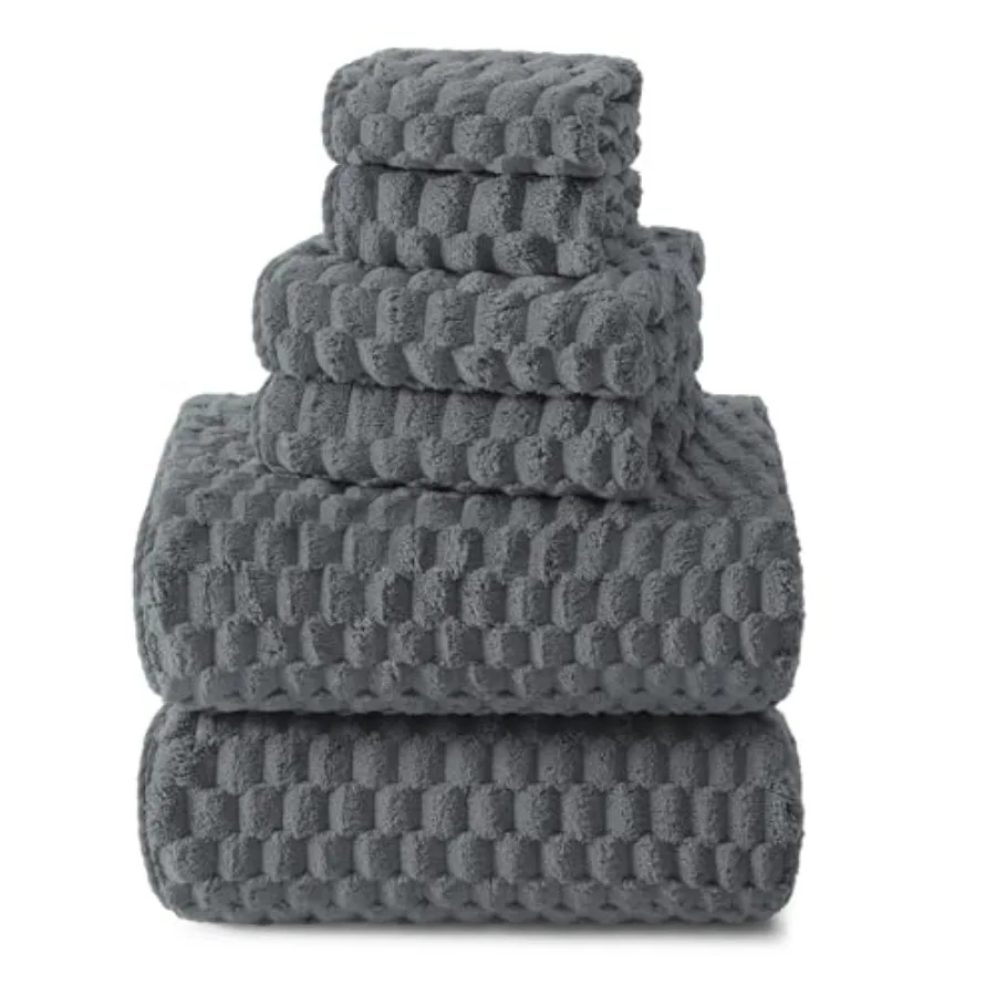 XL Gray Bath Towel Sets for Bathroom Use 35x70 Extra Large Microfiber Towels, Super Soft Oversized Bath Sheets, Luxury Hotel-Gr
XL Gray Bath Towel Sets for Bathroom Use 35x70 Extra Large Microfiber Towels, Super Soft Oversized Bath Sheets, Luxury Hotel-Gr