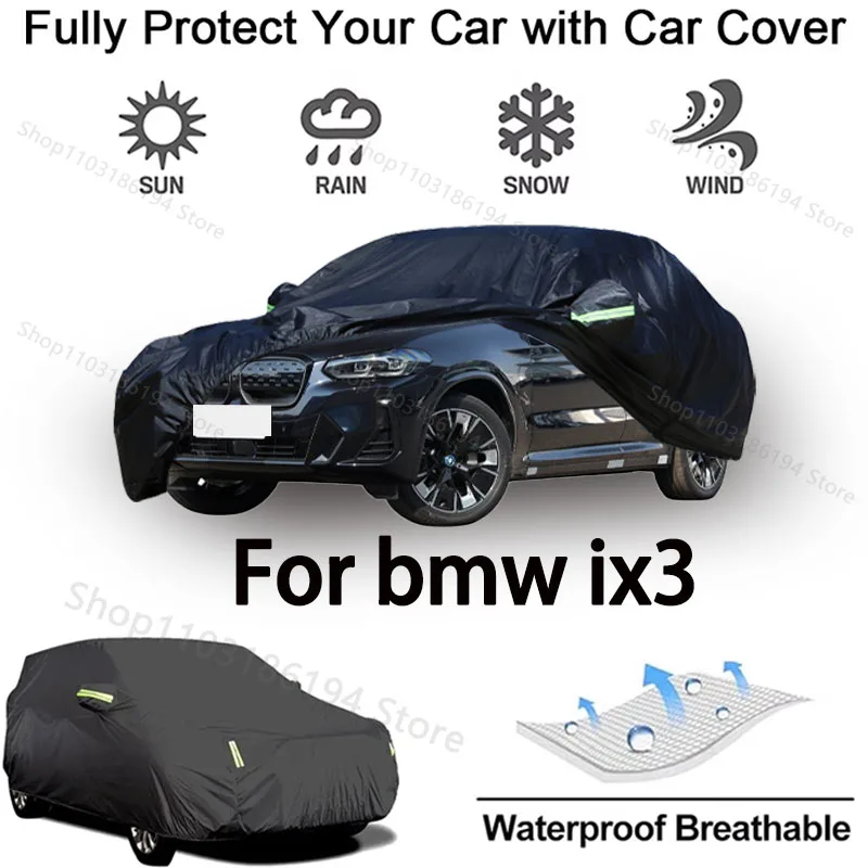 Full Car Cover For BMW IX3 Outdoor Protective Gear-Snowproof, Sunshield, Waterproof and Dustproof Automobile Accessories
Full Car Cover For BMW IX3 Outdoor Protective Gear-Snowproof, Sunshield, Waterproof and Dustproof Automobile Accessories