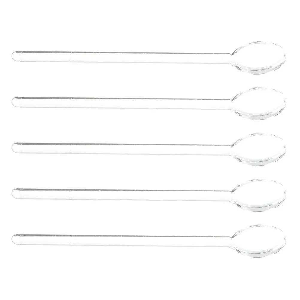 5Pcs Heat Resistant Long Handle Glass Mixing Spoons Practical Coffee Stirrer Dessert Scoop Kitchen Tool for Home Cafe
5Pcs Heat Resistant Long Handle Glass Mixing Spoons Practical Coffee Stirrer Dessert Scoop Kitchen Tool for Home Cafe