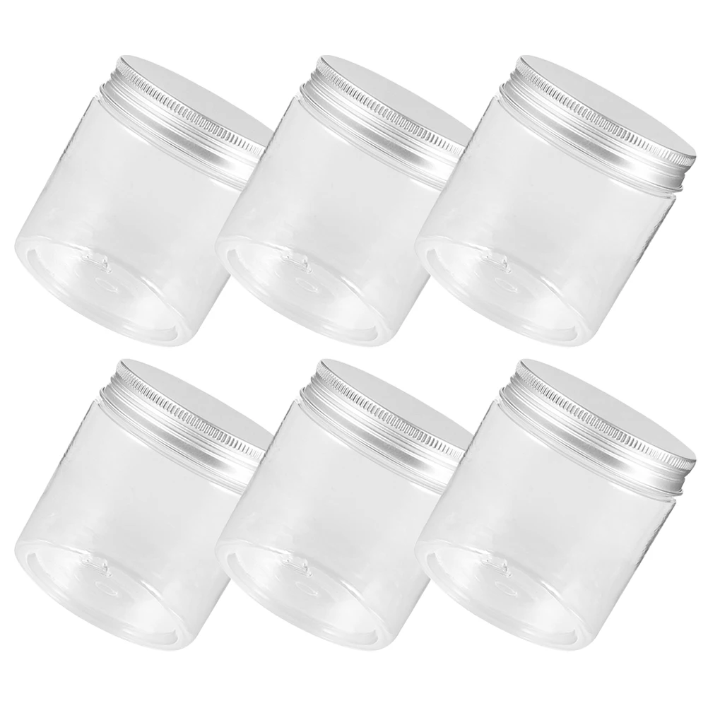 6Pcs Mini Lid Wide Mouth Honey Jars 200ml Silver Sealing Bottles Set Plastic Jars Storage
6Pcs Mini Lid Wide Mouth Honey Jars 200ml Silver Sealing Bottles Set Plastic Jars Storage