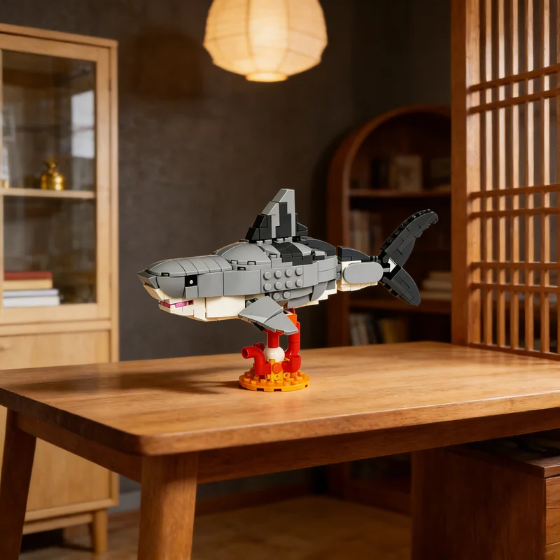 288 деталей MOC Shark Creator 3 в 1: Конструктор для сборки модели, креативный подарок, декор для демонстрации, премиум-класс, для взрослых и детей, для дома и офиса
288 деталей MOC Shark Creator 3 в 1: Конструктор для сборки модели, креативный подарок, декор для демонстрации, премиум-класс, для взрослых и детей, для дома и офиса