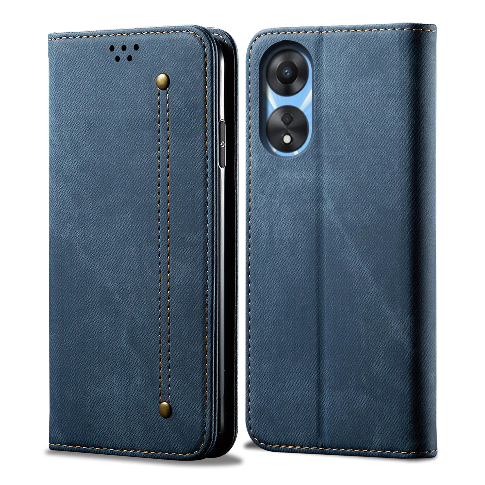 Flip denim leather card slot wallet Back Cover For Oppo A58 4G Magnetic closed Fall prevention Phone Case For Oppo A58 4G 6.72"
Flip denim leather card slot wallet Back Cover For Oppo A58 4G Magnetic closed Fall prevention Phone Case For Oppo A58 4G 6.72"