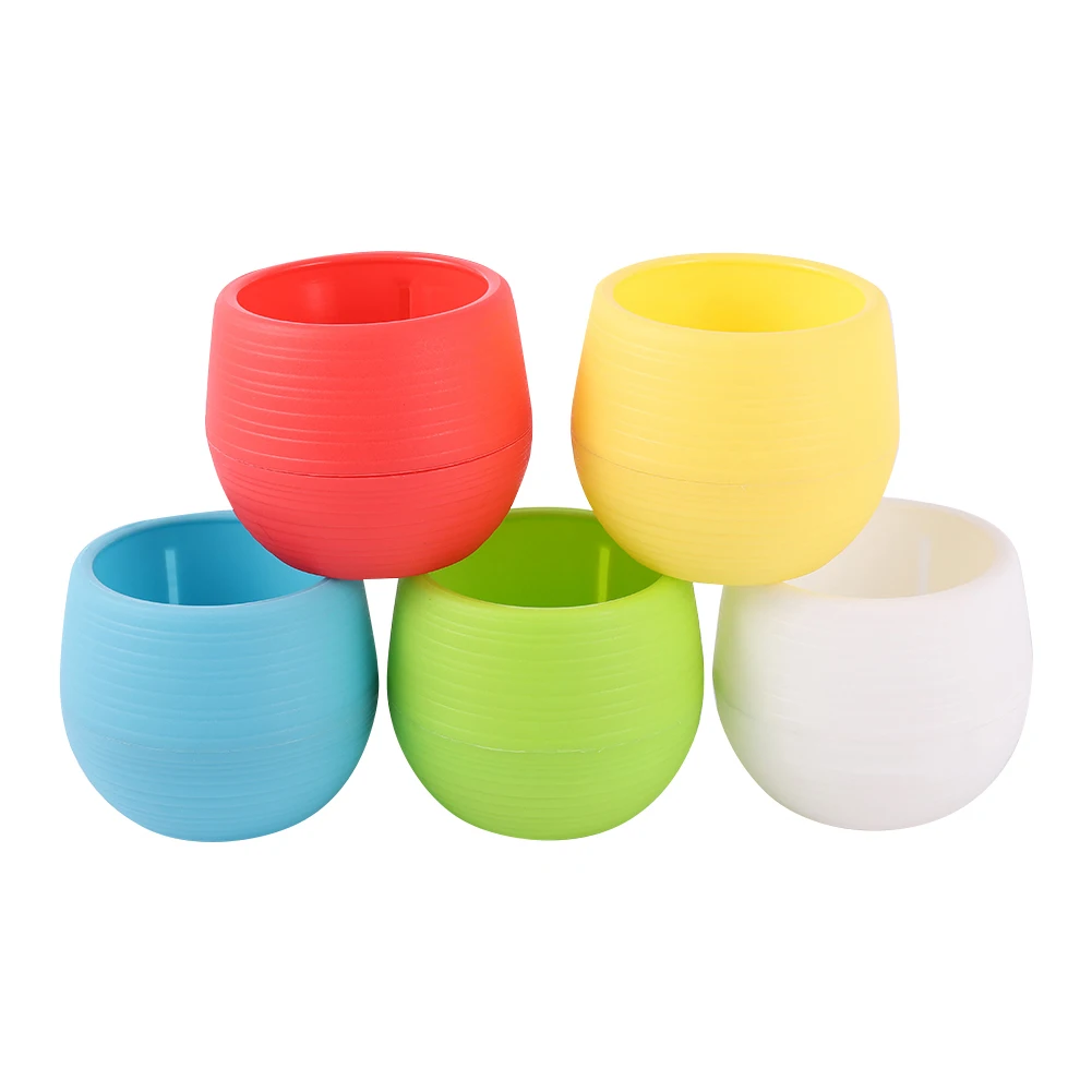 Mini cute colorful plastic round simple flower pot garden office home balcony desktop
Mini cute colorful plastic round simple flower pot garden office home balcony desktop