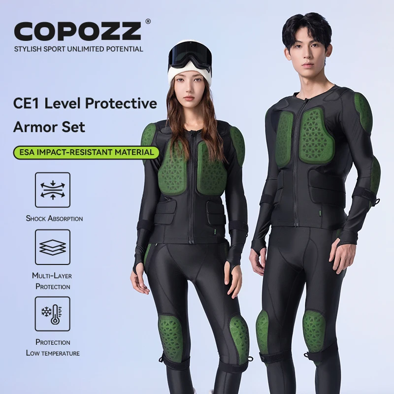 COPOZZ ESA Anti-Collision Back Chest Impact Protection Motorcycle Inner Jacket Clothes Full Body Ski Armour Protector Pants
COPOZZ ESA Anti-Collision Back Chest Impact Protection Motorcycle Inner Jacket Clothes Full Body Ski Armour Protector Pants