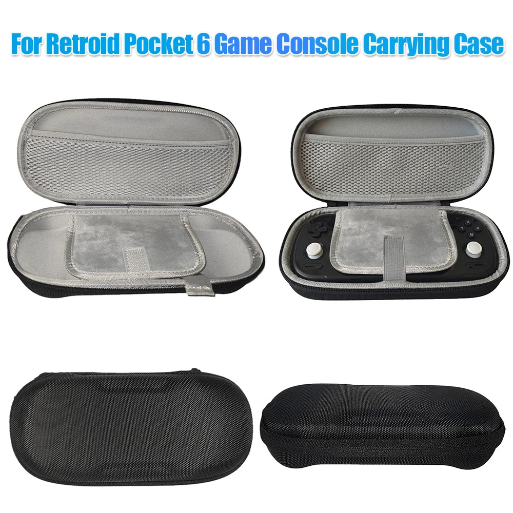 For Retroid Pocket 6 Shockproof Game Console Sleeve with Mesh Bags Handheld Protective Box Anti-Scratch Gaming Accessories
For Retroid Pocket 6 Shockproof Game Console Sleeve with Mesh Bags Handheld Protective Box Anti-Scratch Gaming Accessories