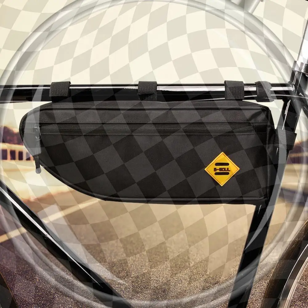 B SOUL Bicycle Triangle Bag Bike Frame Front Tube Bag Waterproof Pouch
B SOUL Bicycle Triangle Bag Bike Frame Front Tube Bag Waterproof Pouch