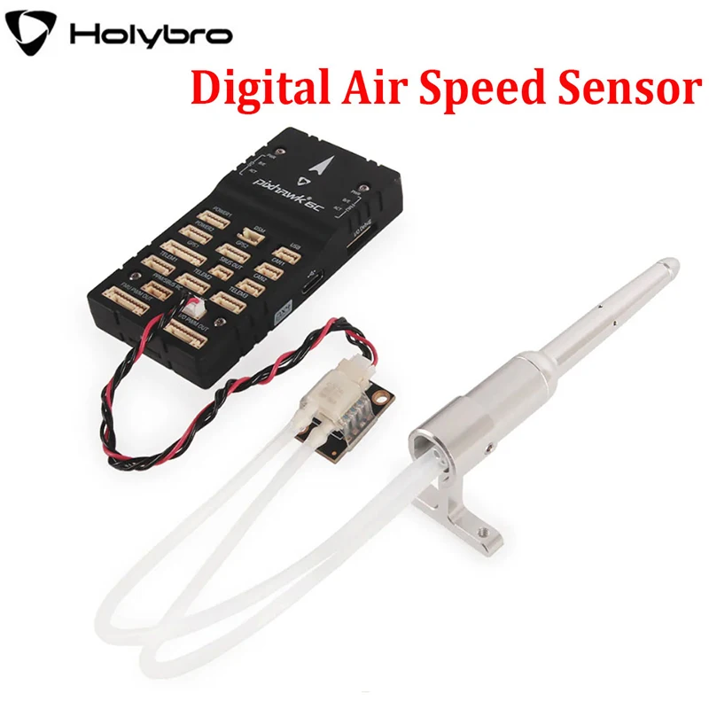 Holybro Ardupilot Arduplane Pitot Digital Air Speed Meter / Airspeed Meter Sensor Tube for Pixhawk 4 Flight Controller FPV Drone
Holybro Ardupilot Arduplane Pitot Digital Air Speed Meter / Airspeed Meter Sensor Tube for Pixhawk 4 Flight Controller FPV Drone
